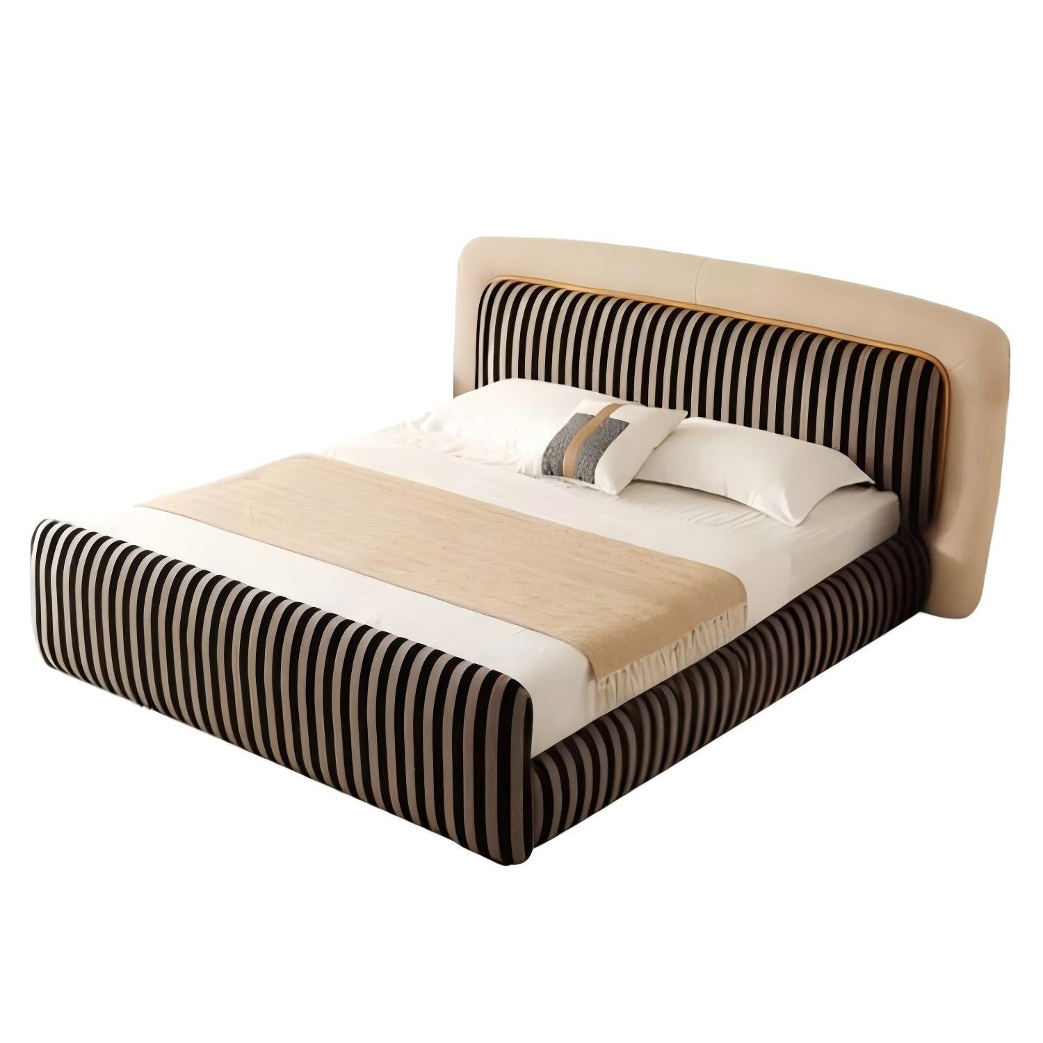Tiramisu Stripe Bed