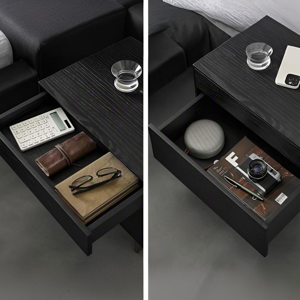 Timber Trio Wood Nightstand