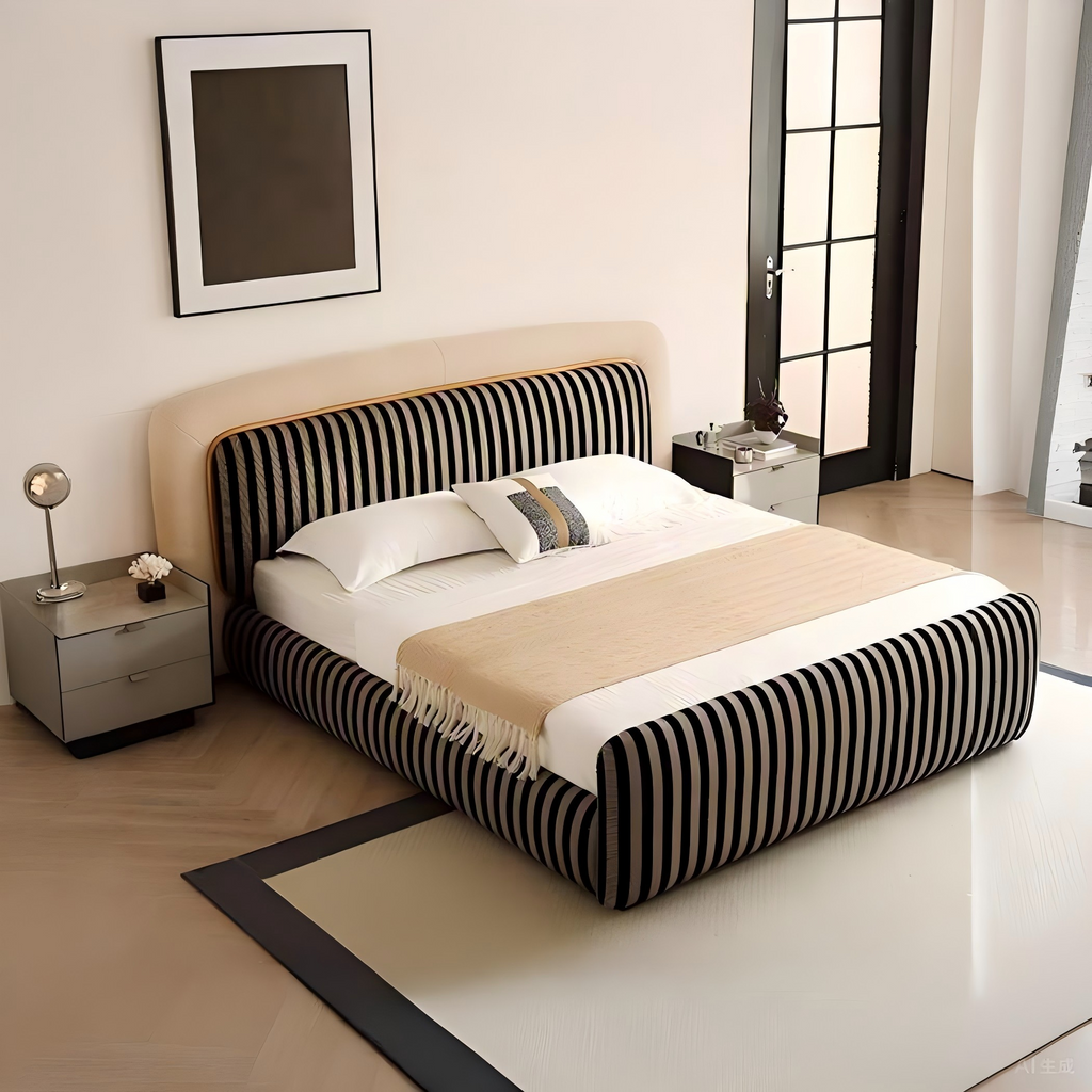 Tiramisu Stripe Bed
