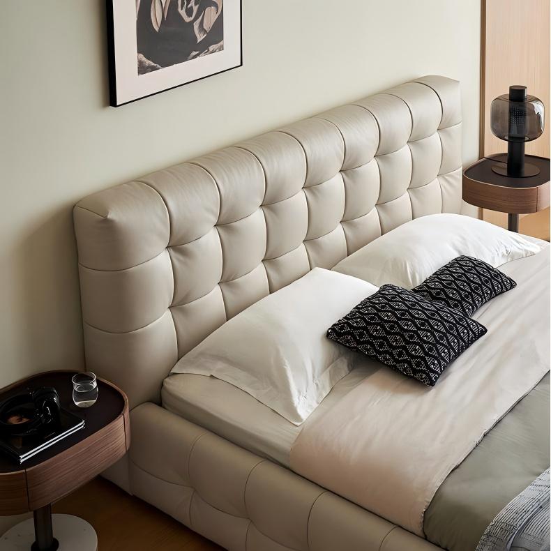 Marshmallow Leather Bed
