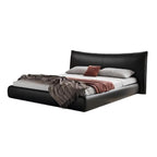 Noir Macaron Leather Bed