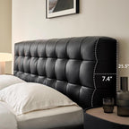 Marshmallow Leather Bed