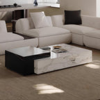 Silver Moon Boucle L-Shaped Sectional Sofa