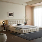 Marshmallow Leather Bed