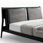 Truffle Cream Leather Bed