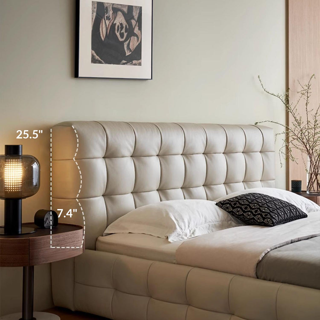 Marshmallow Leather Bed