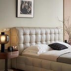 Marshmallow Leather Bed