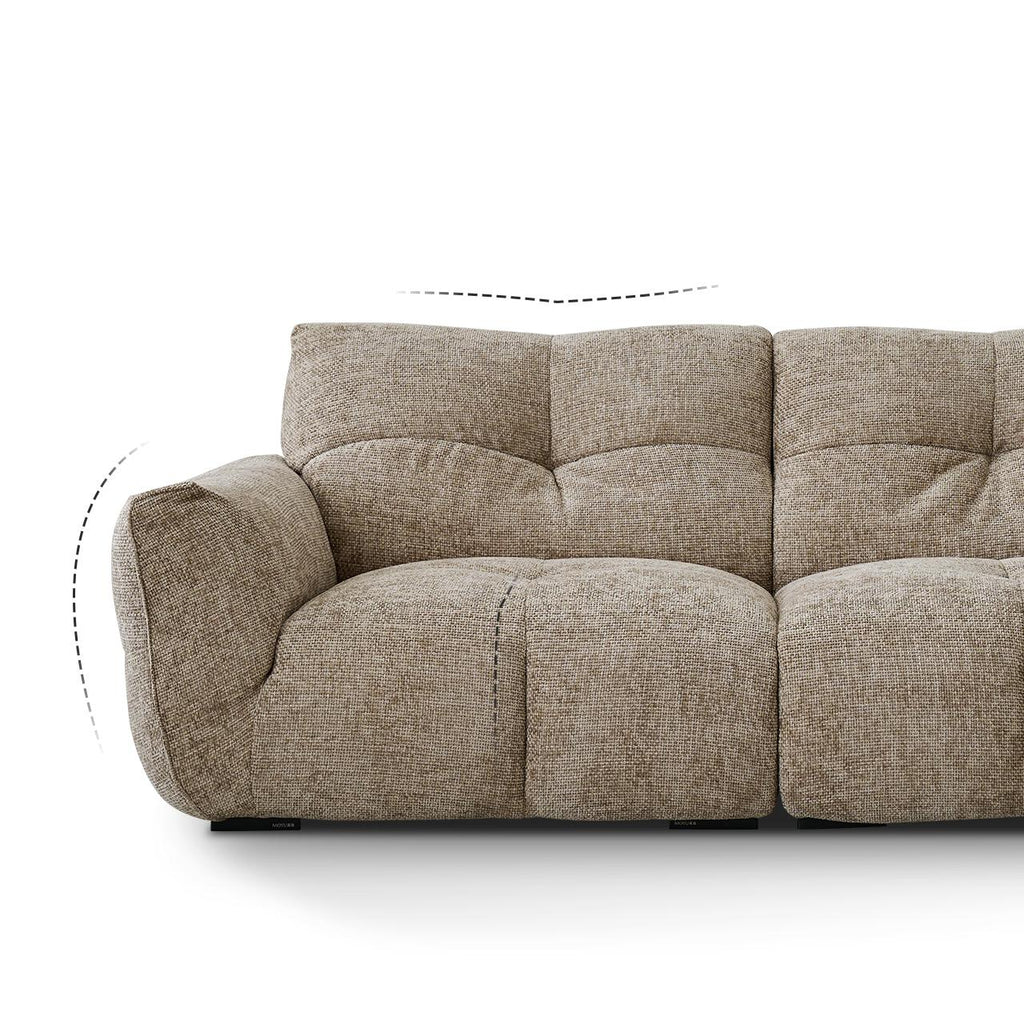Cocoa Loaf Fabric Sofa