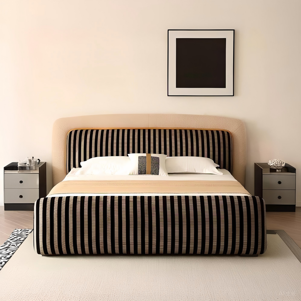 Tiramisu Stripe Bed