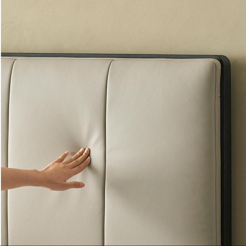 Muffin Edge Leather Bed