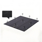 Toffee Brick Leather Bed