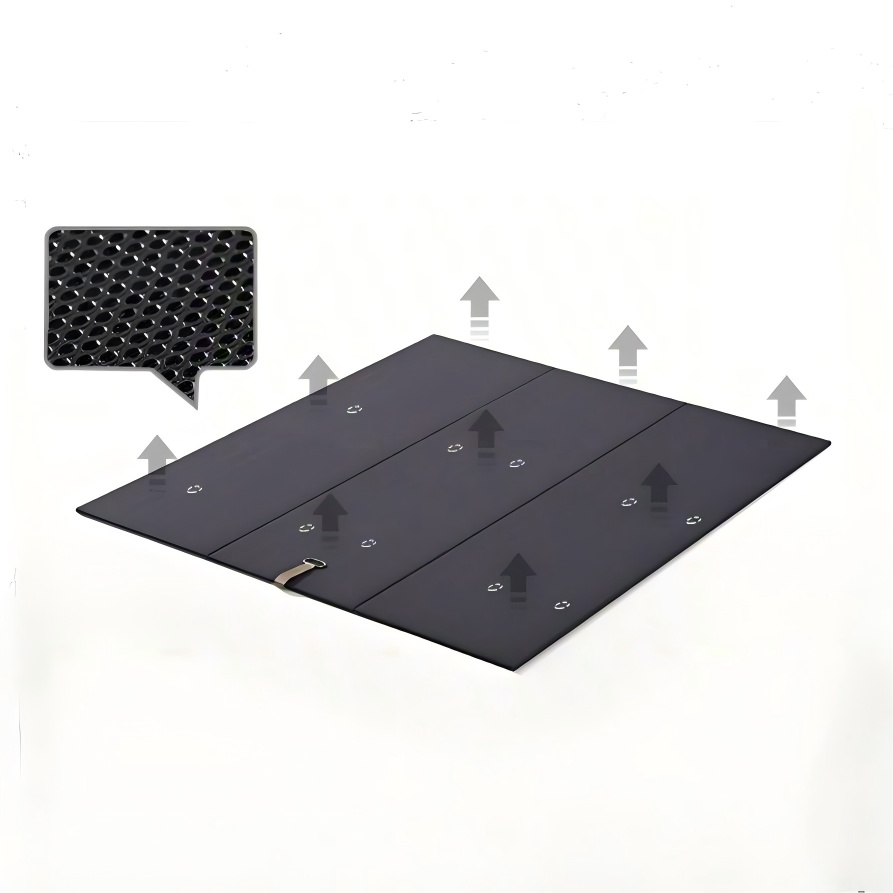 Toffee Brick Leather Bed