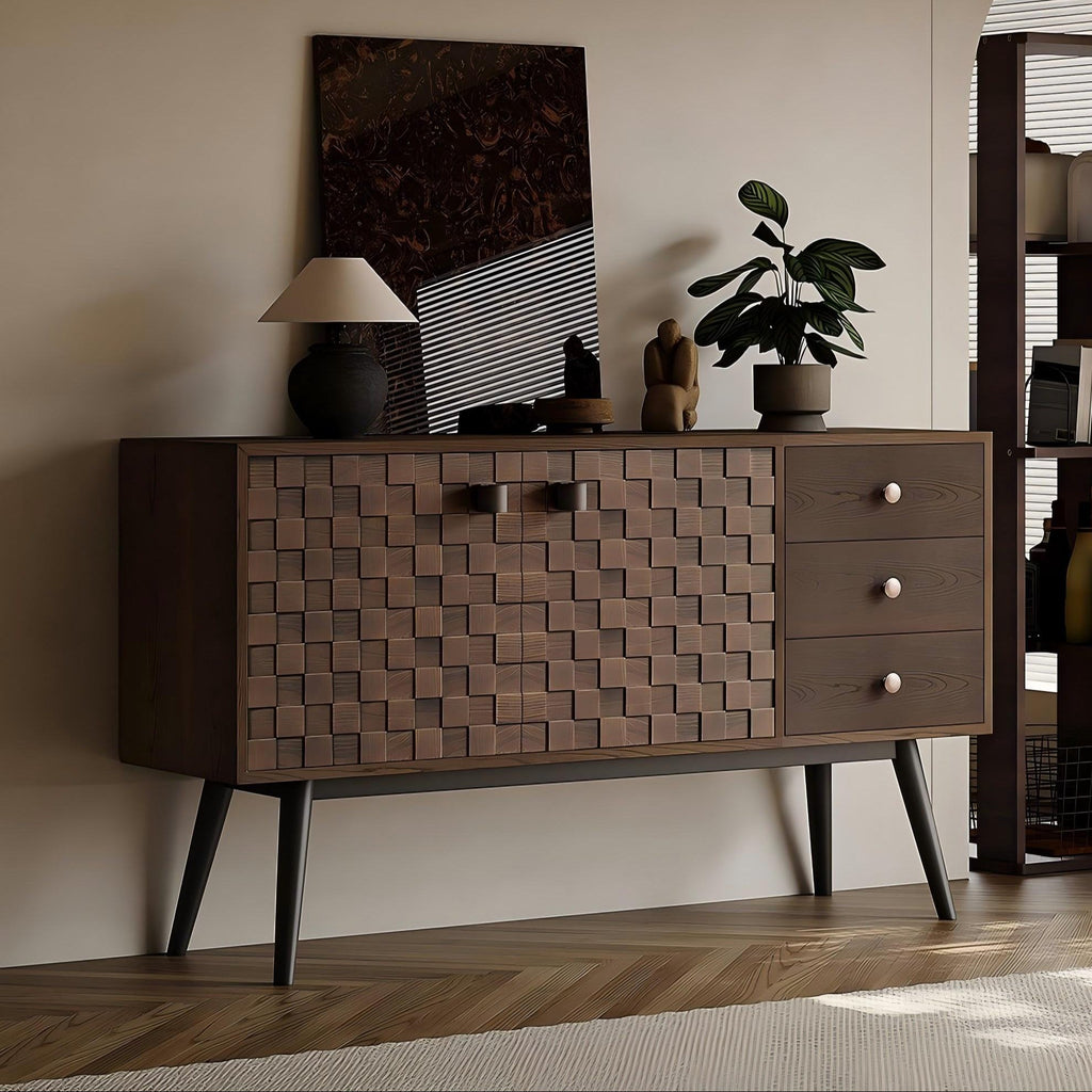 Arden Dark Walnut Sideboard Cabinet