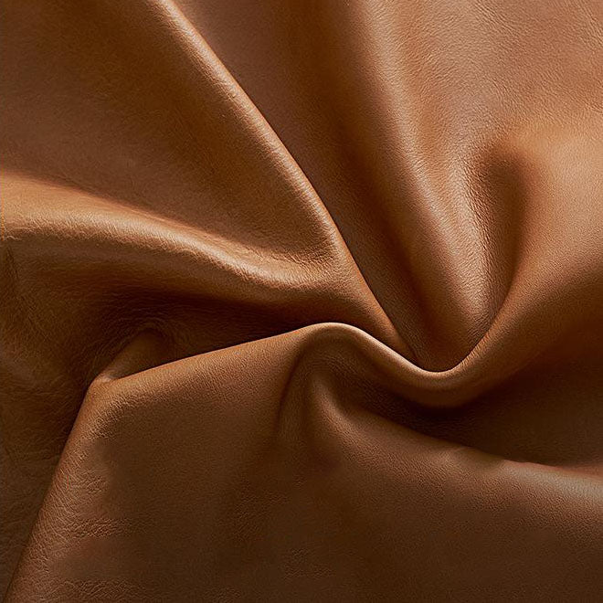 Cinnamon Leather Bed