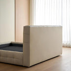 Marshmallow Leather Bed
