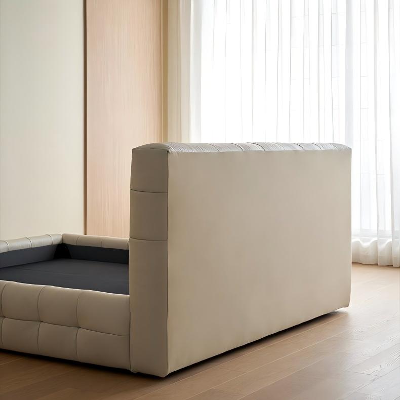 Marshmallow Leather Bed