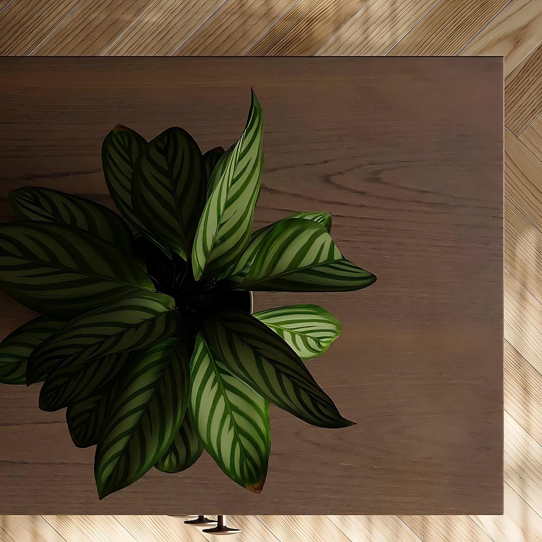 Arden Dark Walnut Woven Sideboard Cabinet