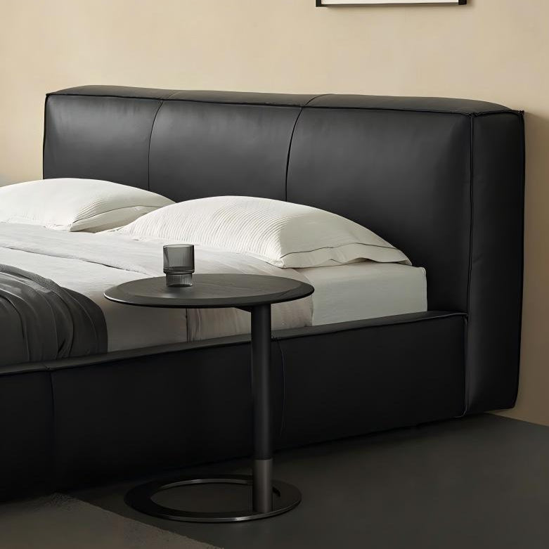 Cinnamon Leather Bed