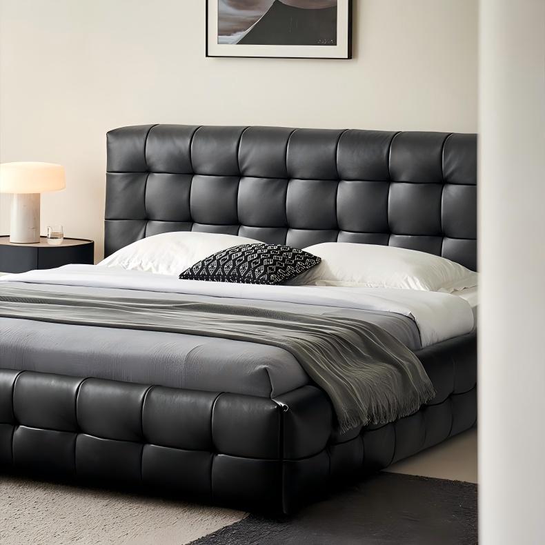 Marshmallow Leather Bed