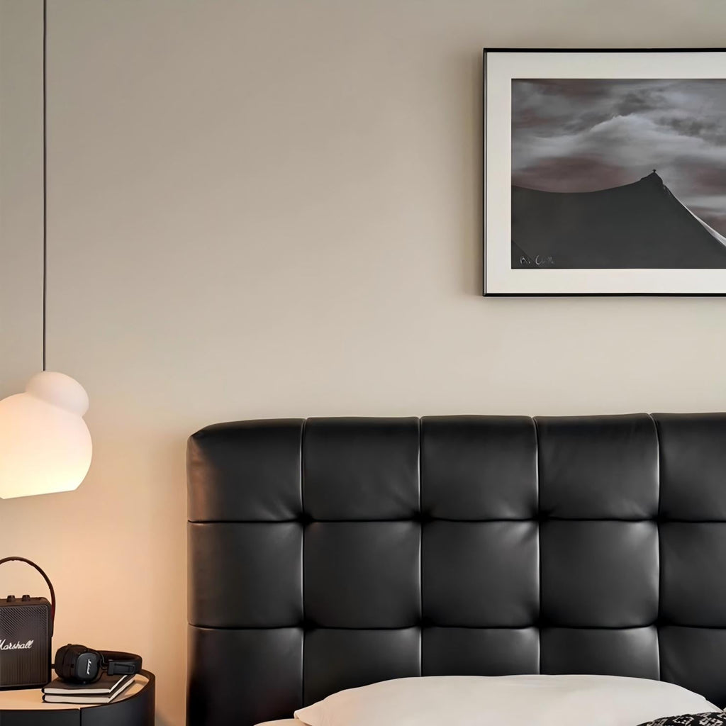 Marshmallow Leather Bed