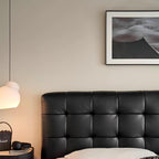 Marshmallow Leather Bed