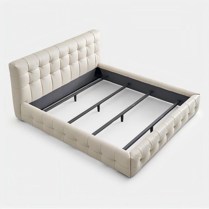 Marshmallow Leather Bed