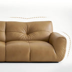 Cocoa Loaf Leather Sofa