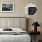 Muffin Edge Leather Bed