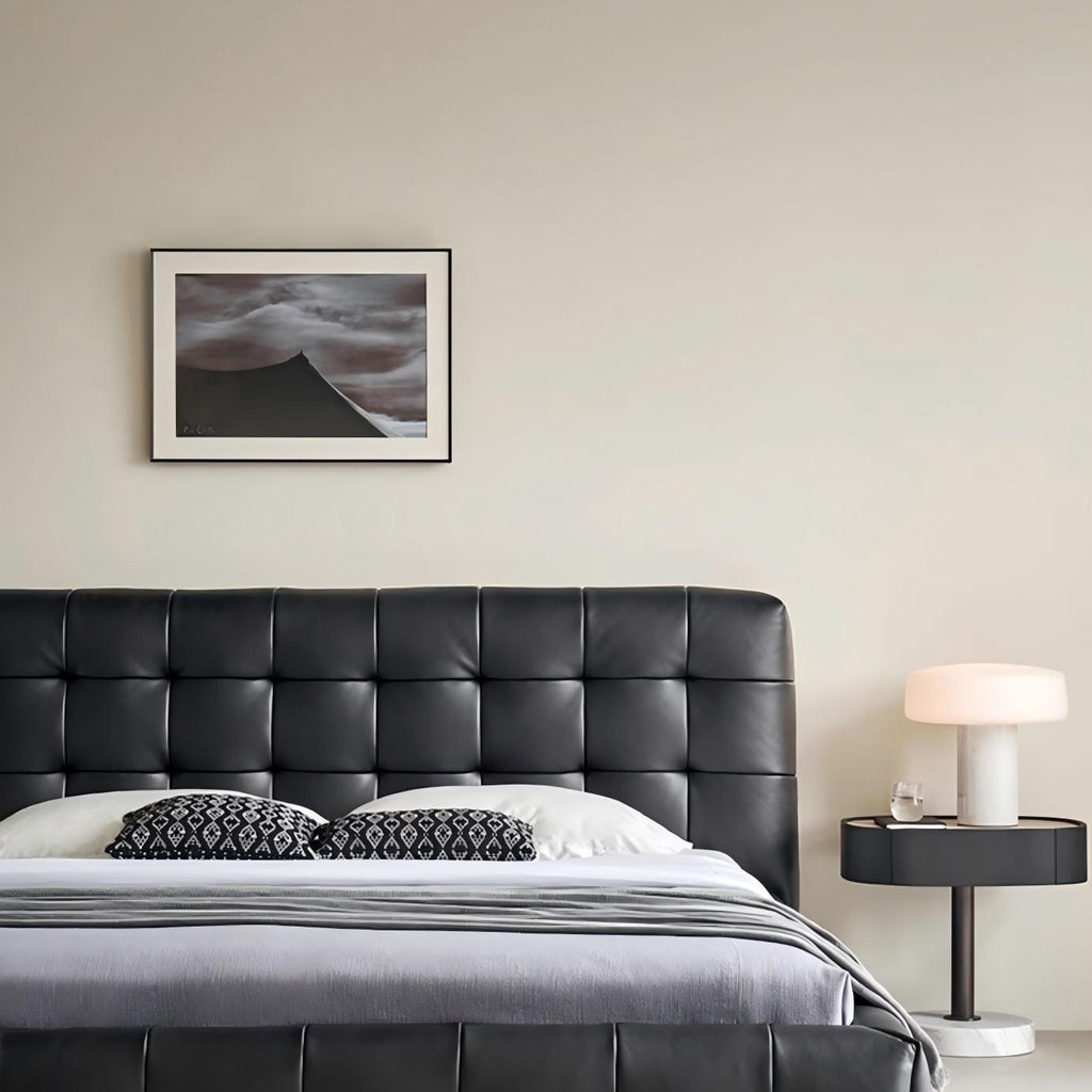 Marshmallow Leather Bed