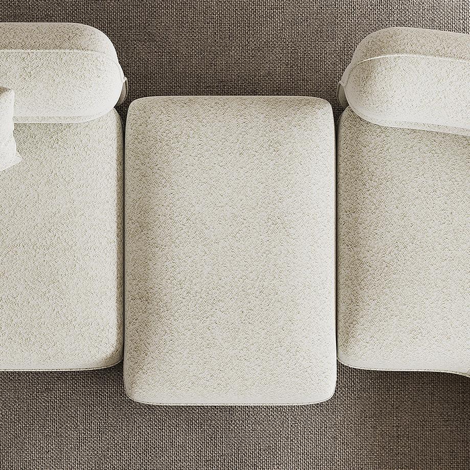 Prism Minimalist Corner Sectional Sofa