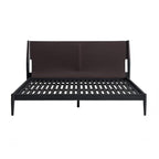 Truffle Cream Leather Bed