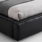 Cinnamon Leather Bed