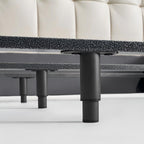 Marshmallow Leather Bed