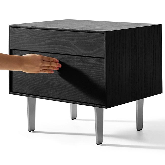 Timber Trio Wood Nightstand