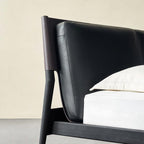 Truffle Cream Leather Bed