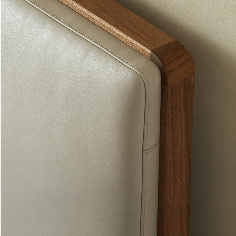 Muffin Edge Leather Bed