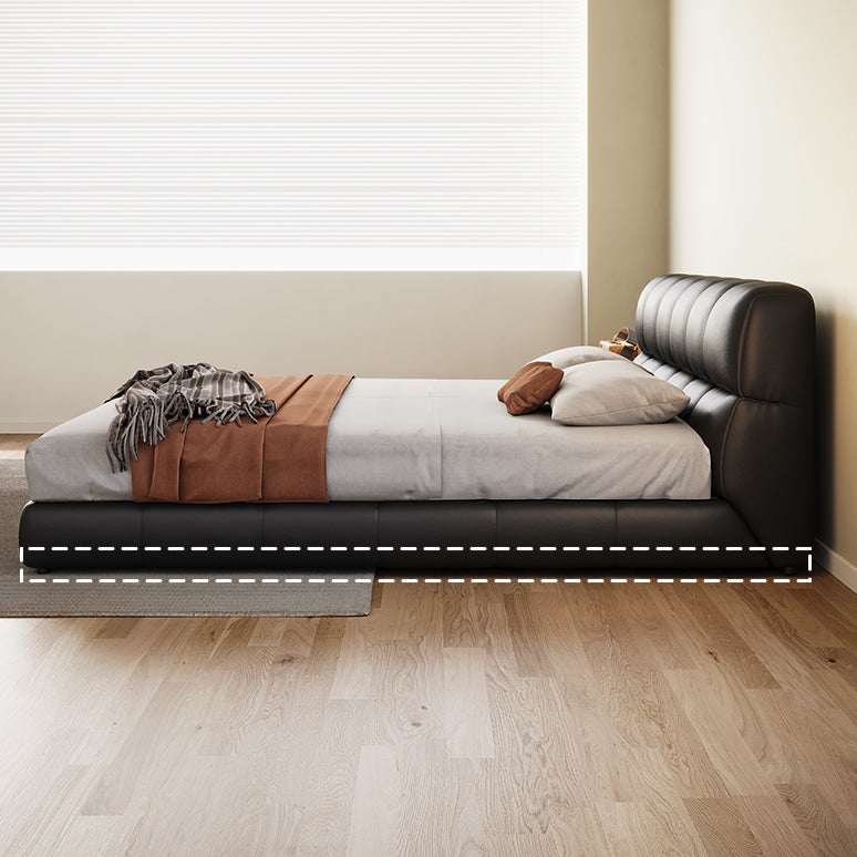 Cocoa Puff Leather Bed
