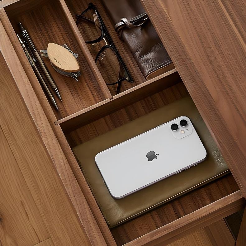 Breeze Walnut Nightstand