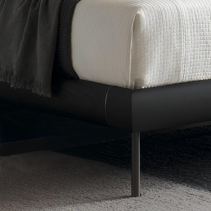 Muffin Edge Leather Bed