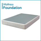 ONETAN, sommier/sommier en bois facile à assembler de 5 po et 8 po, blanc.