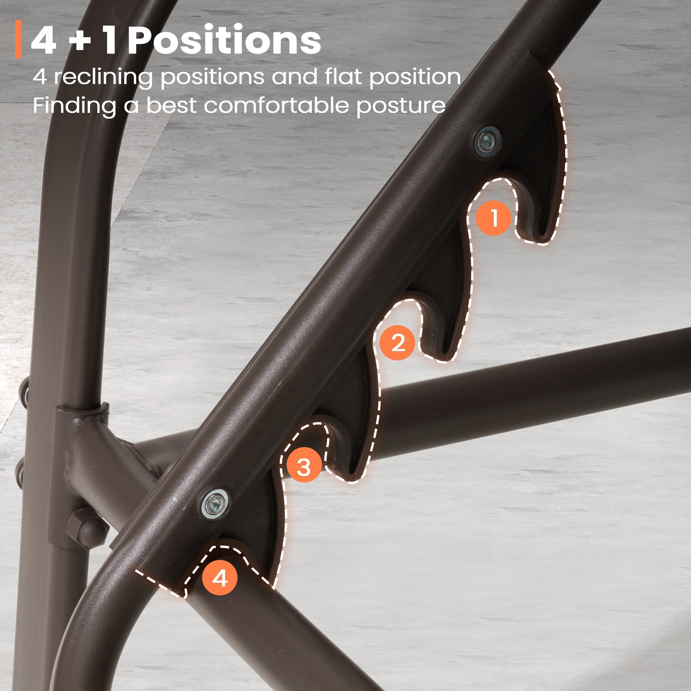 Chaise longue d'extérieur réglable avec coussin pour la plage et la piscine