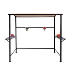 Abri barbecue extérieur à cadre en acier de 5 pi x 8 pi