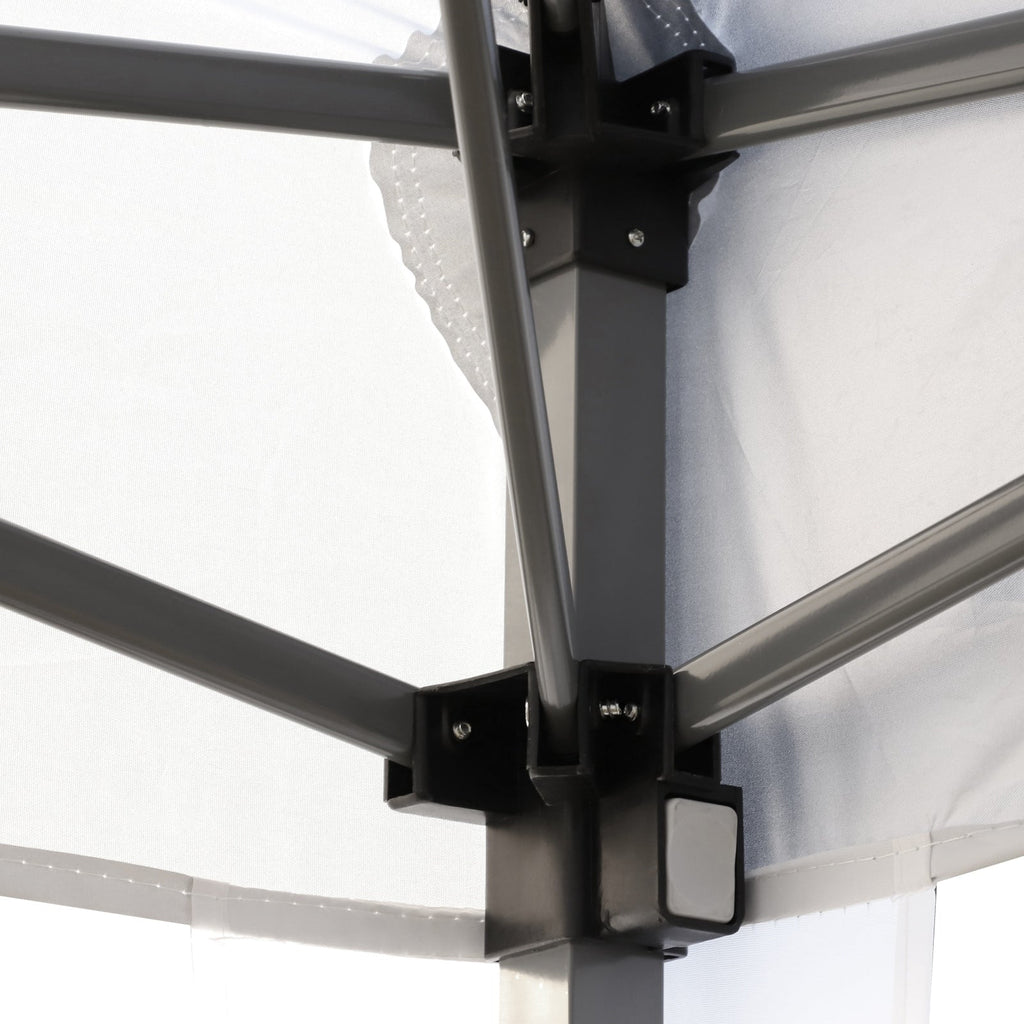 Auvent pop-up robuste Outsunny avec cadre robuste, toit anti-UV et sac de transport pour terrasse, jardin, plage et arrière-cour