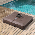 Base de parasol déporté Pellebant de 220 lb avec roulettes - N/A