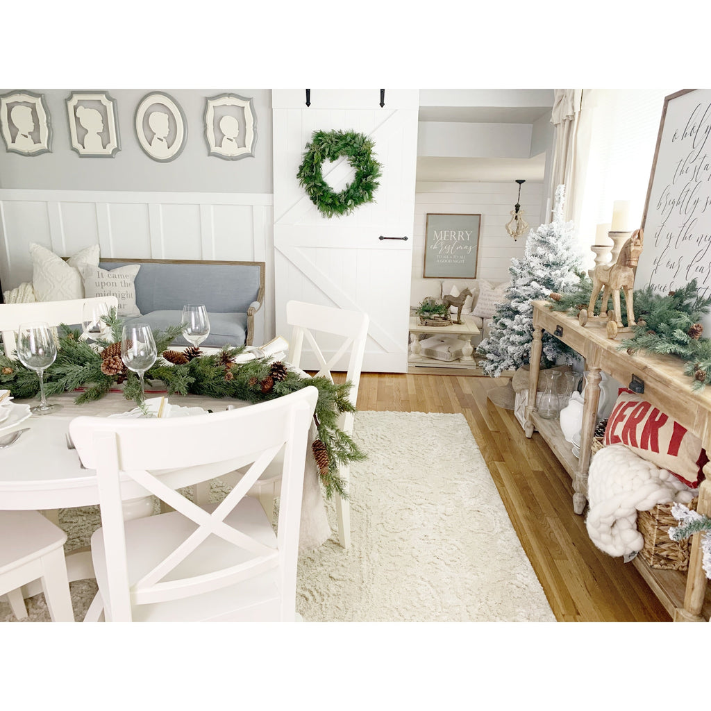 Assiette plate blanche Pinpoint Red Vanilla 11 (lot de 6)