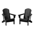 Chaises pliantes Adirondack Polytrends Laguna résistantes aux intempéries (lot de 2)