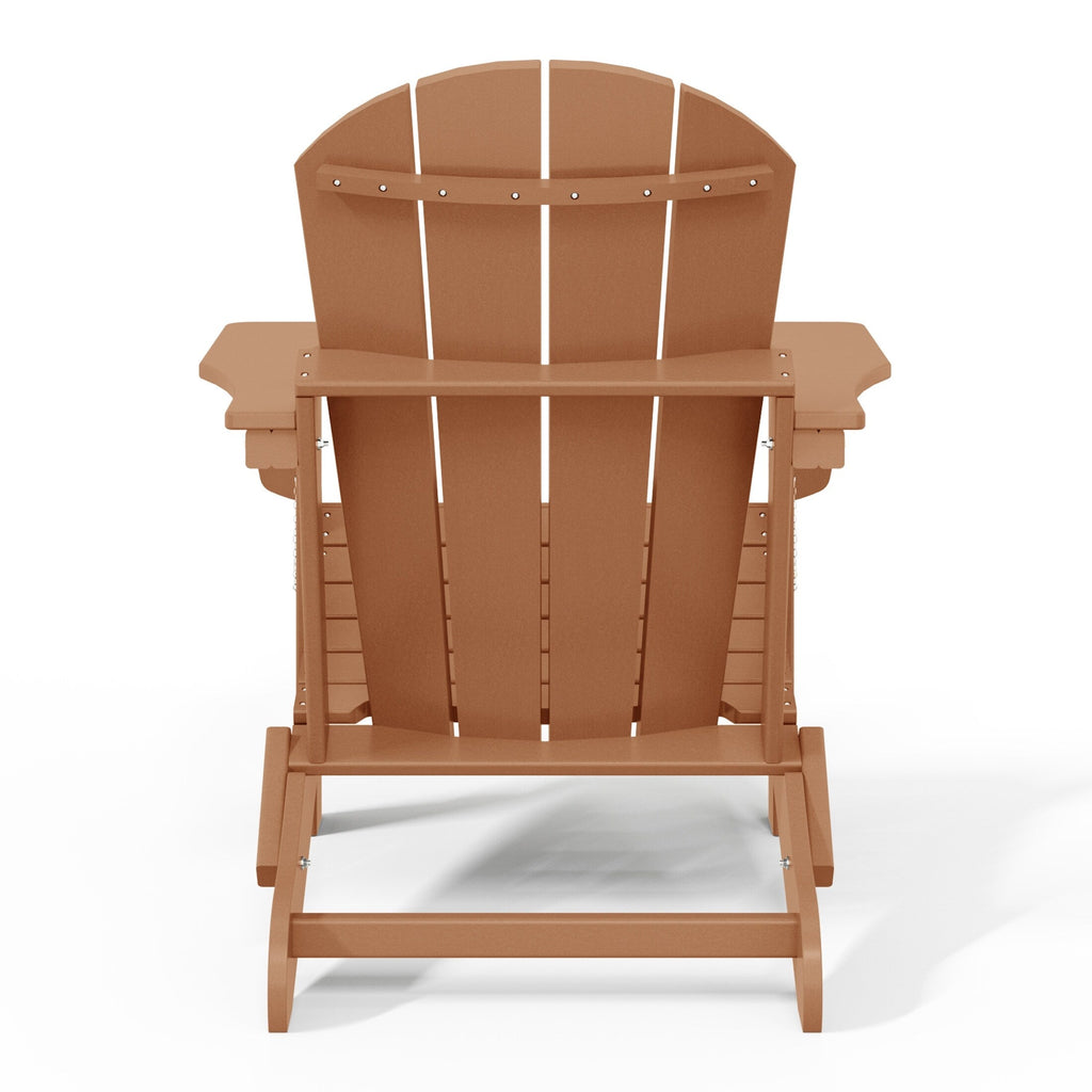 Chaises pliantes Adirondack Polytrends Laguna résistantes aux intempéries (lot de 2)