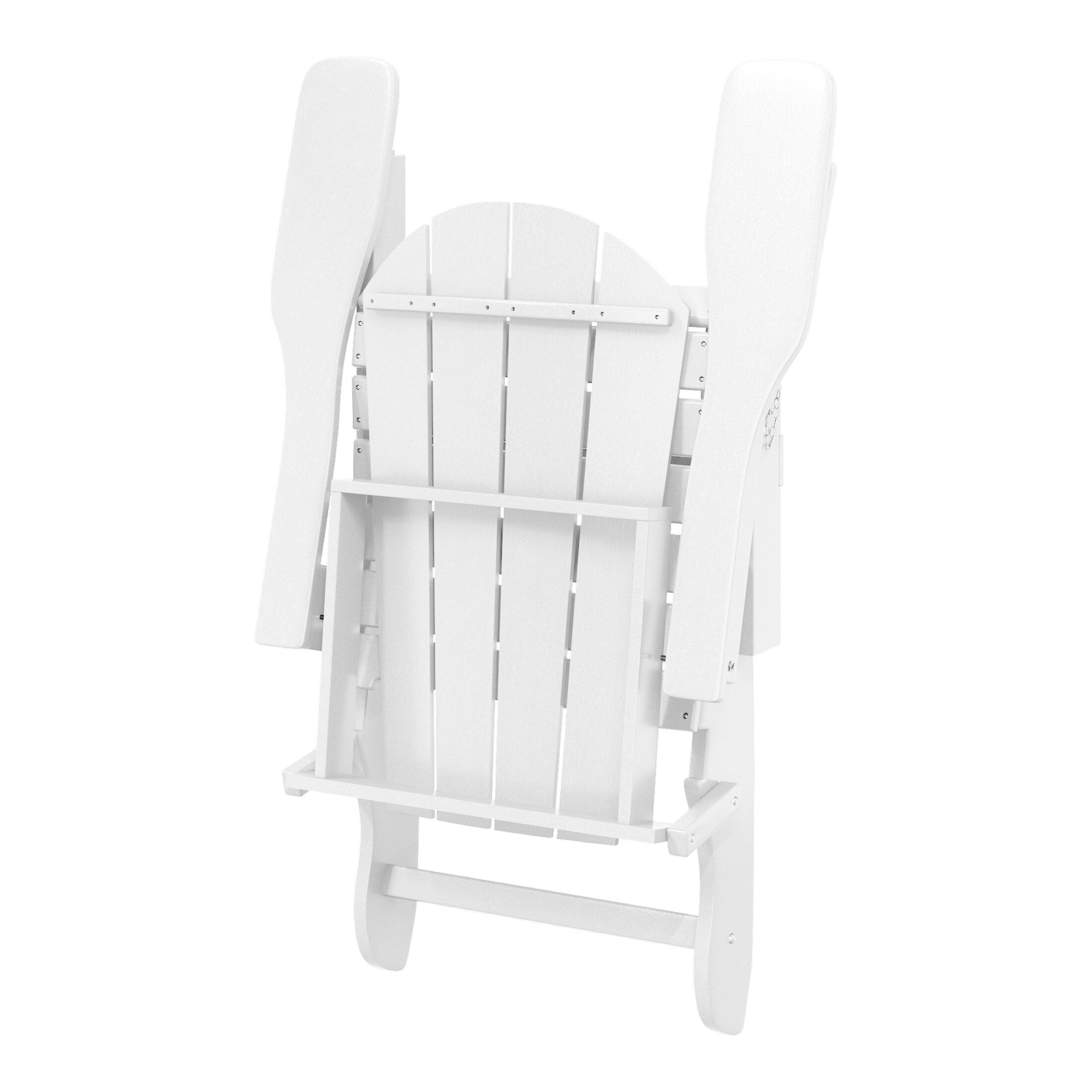 Chaises pliantes Adirondack Polytrends Laguna résistantes aux intempéries (lot de 2)