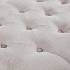 Banc de rangement rembourré à plateau capitonné Sasha de Madison Park