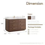 Meuble-lavabo Porto avec dessus en quartz blanc sans miroir